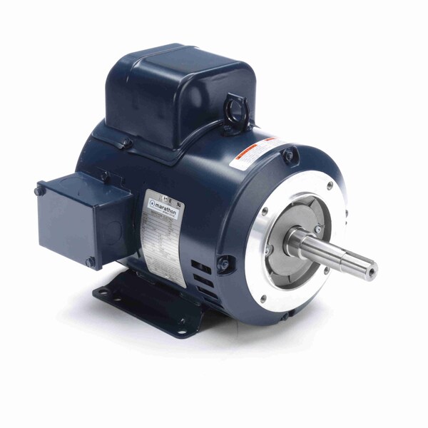 Motor 3 Hp Close-Coupled Pump Motor, 1 Phase, 3600 Rpm, 115/230 V, 182Jm Frame, Odp